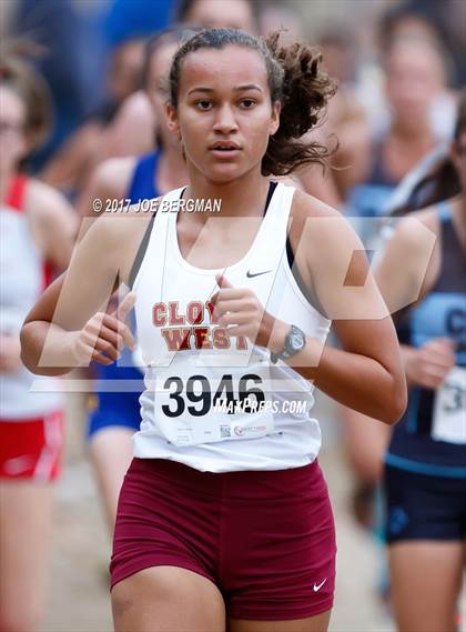 Thumbnail 2 in CIF Central Section Cross Country Championships (Girls D1 Race) photogallery.