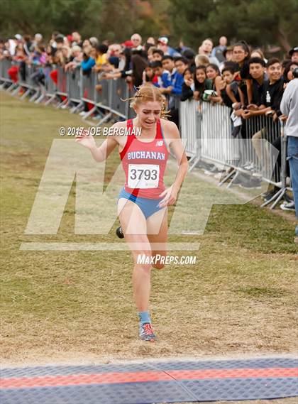 Thumbnail 3 in CIF Central Section Cross Country Championships (Girls D1 Race) photogallery.