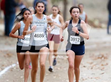 Thumbnail 1 in CIF Central Section Cross Country Championships (Girls D1 Race) photogallery.