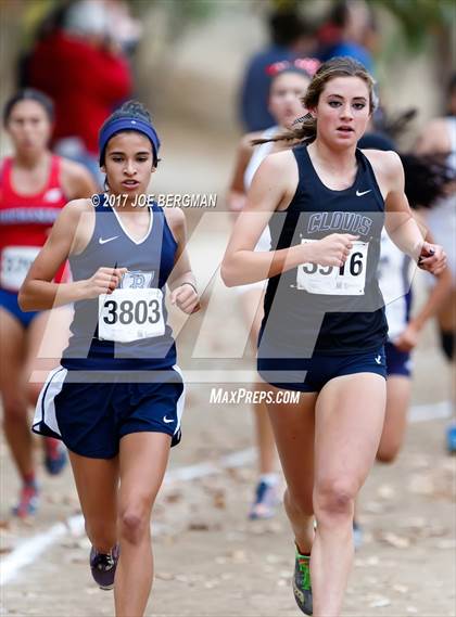 Thumbnail 2 in CIF Central Section Cross Country Championships (Girls D1 Race) photogallery.