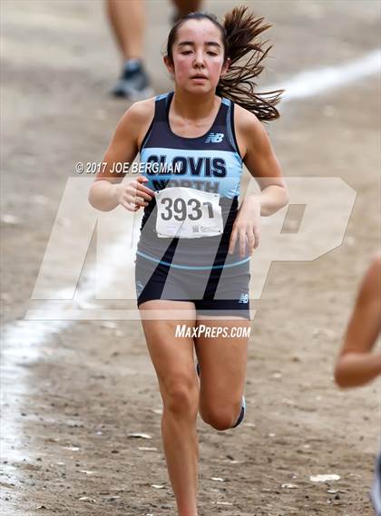 Thumbnail 2 in CIF Central Section Cross Country Championships (Girls D1 Race) photogallery.