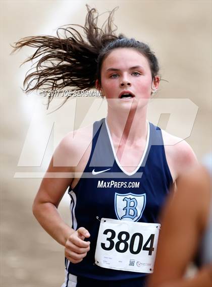 Thumbnail 1 in CIF Central Section Cross Country Championships (Girls D1 Race) photogallery.