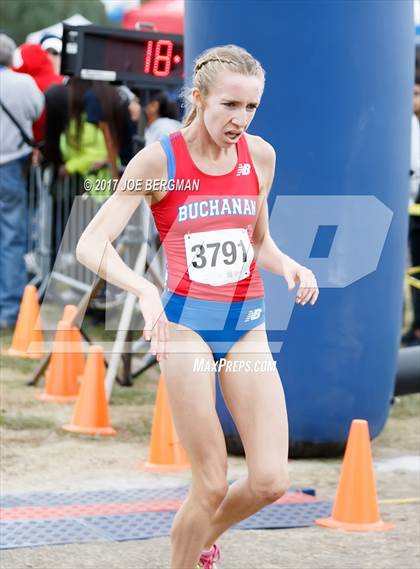 Thumbnail 1 in CIF Central Section Cross Country Championships (Girls D1 Race) photogallery.