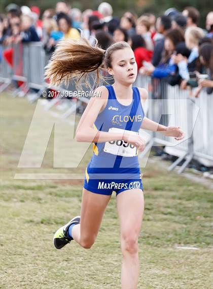 Thumbnail 3 in CIF Central Section Cross Country Championships (Girls D1 Race) photogallery.