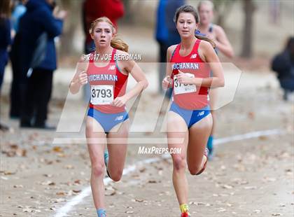 Thumbnail 1 in CIF Central Section Cross Country Championships (Girls D1 Race) photogallery.