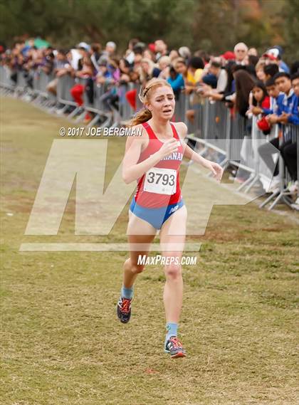 Thumbnail 2 in CIF Central Section Cross Country Championships (Girls D1 Race) photogallery.