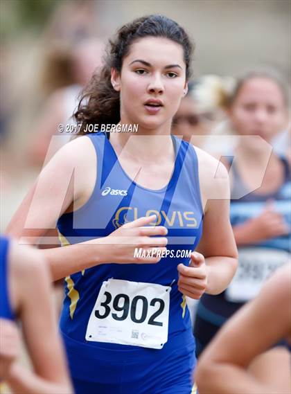 Thumbnail 1 in CIF Central Section Cross Country Championships (Girls D1 Race) photogallery.