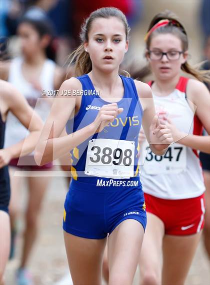 Thumbnail 3 in CIF Central Section Cross Country Championships (Girls D1 Race) photogallery.
