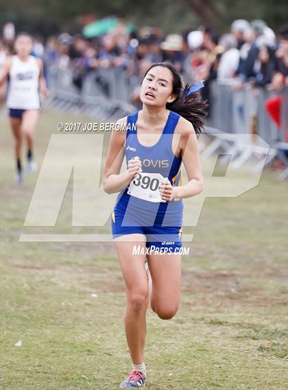 Thumbnail 1 in CIF Central Section Cross Country Championships (Girls D1 Race) photogallery.
