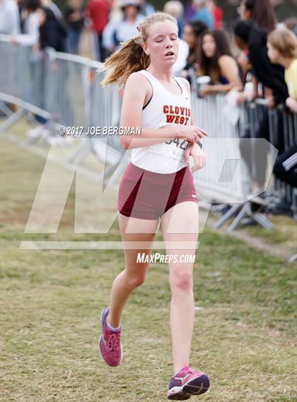 Thumbnail 3 in CIF Central Section Cross Country Championships (Girls D1 Race) photogallery.