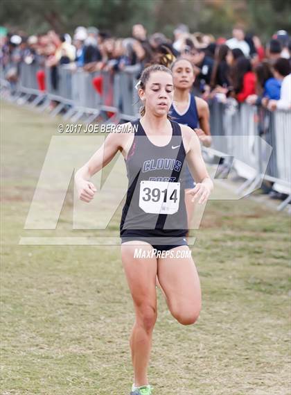 Thumbnail 2 in CIF Central Section Cross Country Championships (Girls D1 Race) photogallery.