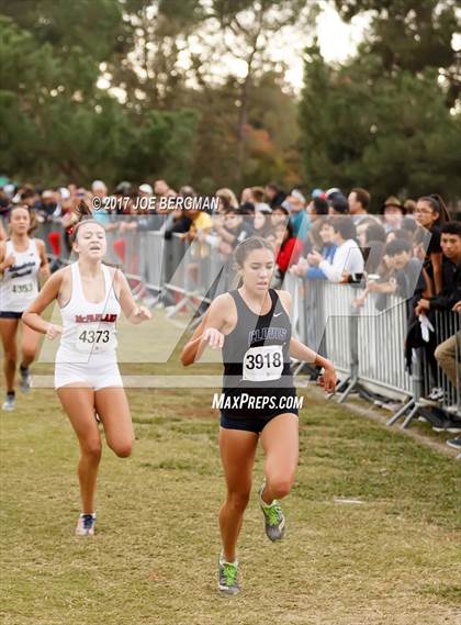 Thumbnail 1 in CIF Central Section Cross Country Championships (Girls D1 Race) photogallery.