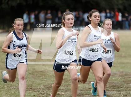 Thumbnail 1 in CIF Central Section Cross Country Championships (Girls D1 Race) photogallery.