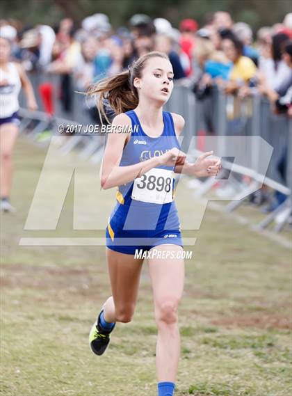Thumbnail 2 in CIF Central Section Cross Country Championships (Girls D1 Race) photogallery.