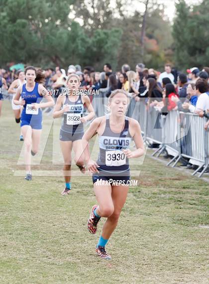 Thumbnail 2 in CIF Central Section Cross Country Championships (Girls D1 Race) photogallery.