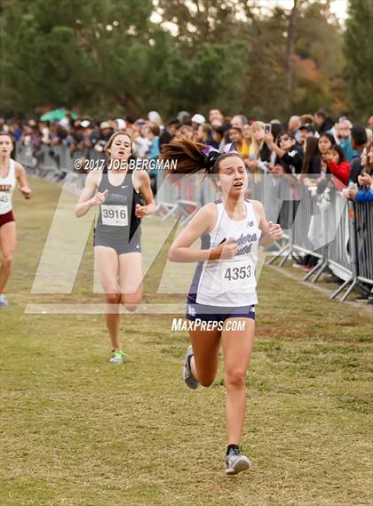 Thumbnail 3 in CIF Central Section Cross Country Championships (Girls D1 Race) photogallery.