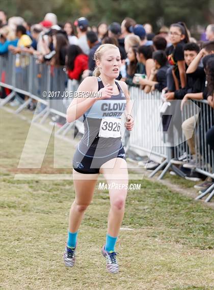 Thumbnail 2 in CIF Central Section Cross Country Championships (Girls D1 Race) photogallery.