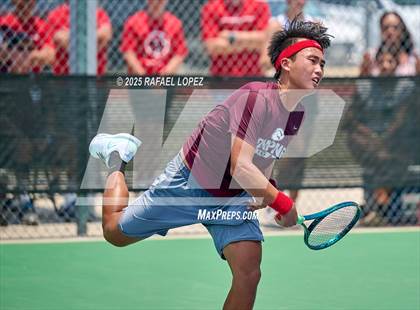 Thumbnail 3 in UIL Tennis Boys 5A & 6A Finals photogallery.