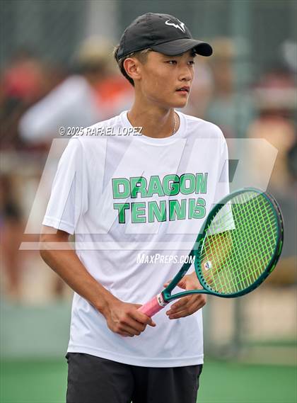 Thumbnail 3 in UIL Tennis Boys 5A & 6A Finals photogallery.