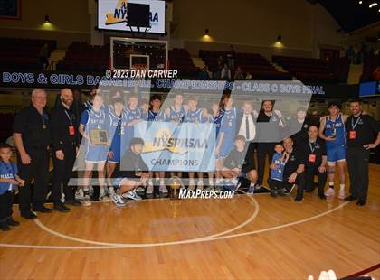Thumbnail 3 in Haldane vs. Tuckahoe (NYSPHSAA  Section 1 Class C Final) photogallery.