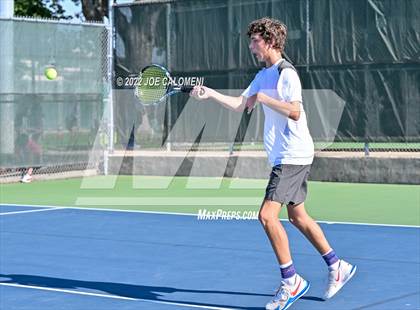 Thumbnail 1 in Sterling City vs Rocksprings (UIL 1A Boys Doubles State Finals) photogallery.