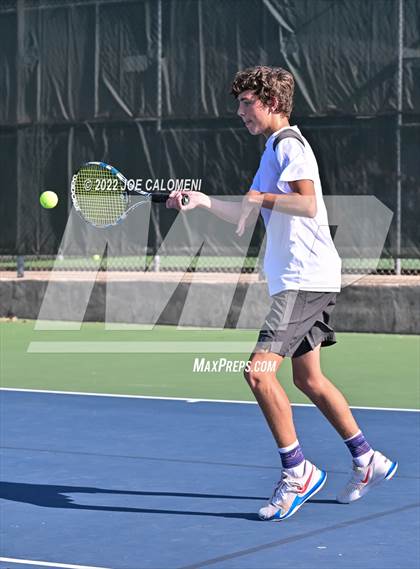 Thumbnail 2 in Sterling City vs Rocksprings (UIL 1A Boys Doubles State Finals) photogallery.