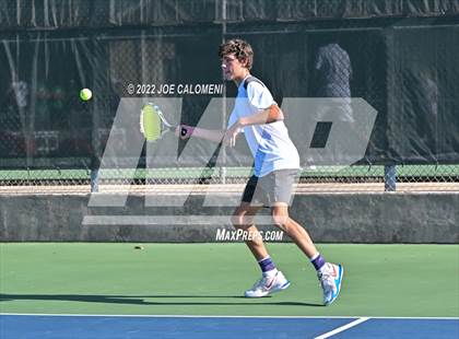 Thumbnail 3 in Sterling City vs Rocksprings (UIL 1A Boys Doubles State Finals) photogallery.