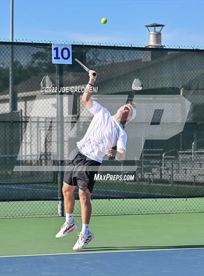 Thumbnail 2 in Sterling City vs Rocksprings (UIL 1A Boys Doubles State Finals) photogallery.