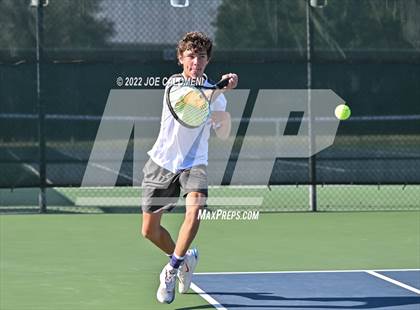 Thumbnail 2 in Sterling City vs Rocksprings (UIL 1A Boys Doubles State Finals) photogallery.