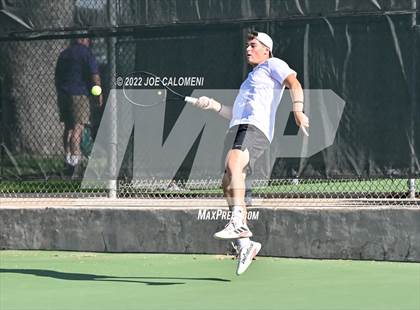 Thumbnail 2 in Sterling City vs Rocksprings (UIL 1A Boys Doubles State Finals) photogallery.
