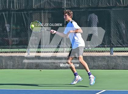Thumbnail 1 in Sterling City vs Rocksprings (UIL 1A Boys Doubles State Finals) photogallery.