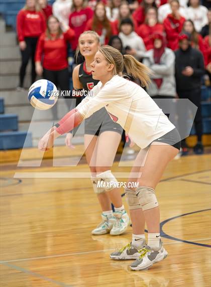 Thumbnail 3 in North Branch vs. St. Mary's Prep (MHSAA Division 2 Regional Final) photogallery.