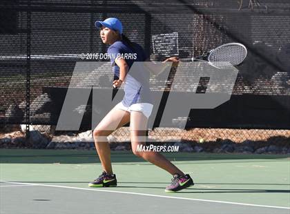 Thumbnail 3 in Campbell Hall vs. Palisades (CIF SoCal Regional Team Tennis Championships) photogallery.