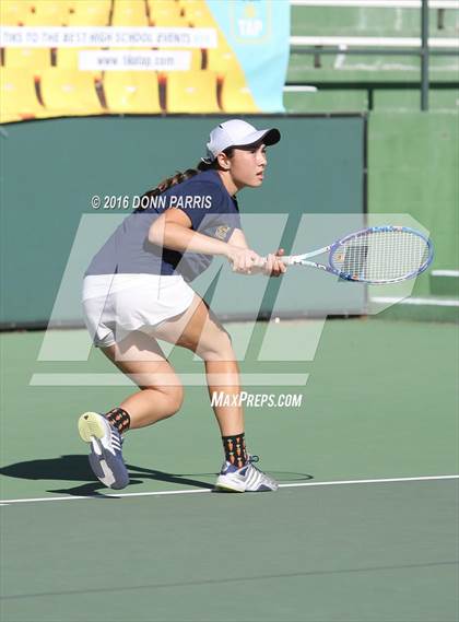 Thumbnail 1 in Campbell Hall vs. Palisades (CIF SoCal Regional Team Tennis Championships) photogallery.