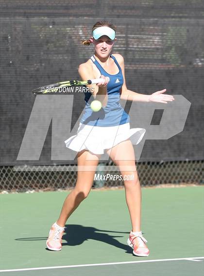 Thumbnail 1 in Campbell Hall vs. Palisades (CIF SoCal Regional Team Tennis Championships) photogallery.