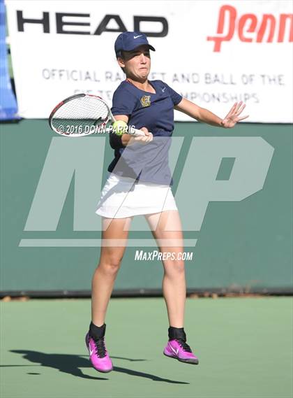 Thumbnail 3 in Campbell Hall vs. Palisades (CIF SoCal Regional Team Tennis Championships) photogallery.