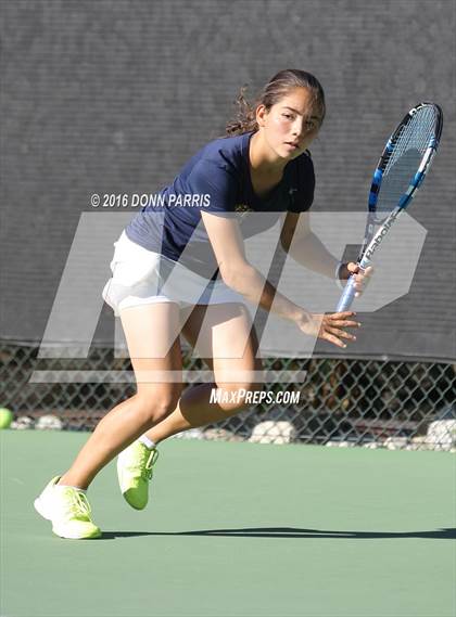 Thumbnail 2 in Campbell Hall vs. Palisades (CIF SoCal Regional Team Tennis Championships) photogallery.