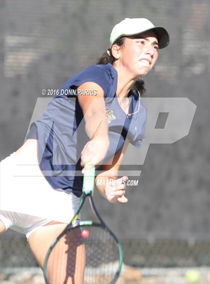 Thumbnail 3 in Campbell Hall vs. Palisades (CIF SoCal Regional Team Tennis Championships) photogallery.