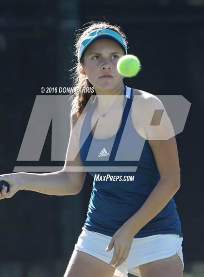 Thumbnail 1 in Campbell Hall vs. Palisades (CIF SoCal Regional Team Tennis Championships) photogallery.
