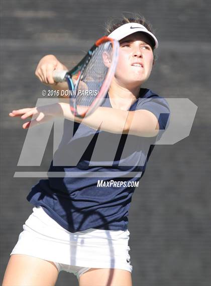Thumbnail 1 in Campbell Hall vs. Palisades (CIF SoCal Regional Team Tennis Championships) photogallery.