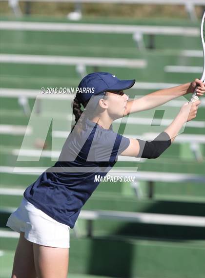 Thumbnail 2 in Campbell Hall vs. Palisades (CIF SoCal Regional Team Tennis Championships) photogallery.