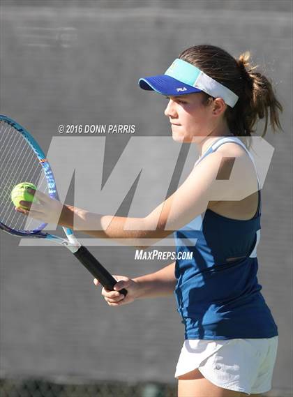 Thumbnail 3 in Campbell Hall vs. Palisades (CIF SoCal Regional Team Tennis Championships) photogallery.