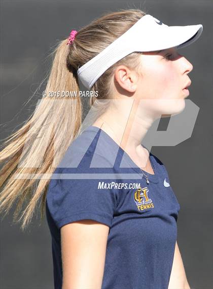 Thumbnail 2 in Campbell Hall vs. Palisades (CIF SoCal Regional Team Tennis Championships) photogallery.