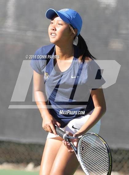 Thumbnail 2 in Campbell Hall vs. Palisades (CIF SoCal Regional Team Tennis Championships) photogallery.