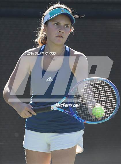 Thumbnail 1 in Campbell Hall vs. Palisades (CIF SoCal Regional Team Tennis Championships) photogallery.
