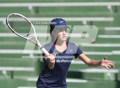 Thumbnail 2 in Campbell Hall vs. Palisades (CIF SoCal Regional Team Tennis Championships) photogallery.