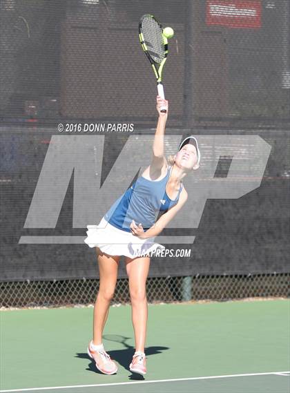 Thumbnail 3 in Campbell Hall vs. Palisades (CIF SoCal Regional Team Tennis Championships) photogallery.