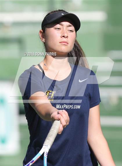 Thumbnail 3 in Campbell Hall vs. Palisades (CIF SoCal Regional Team Tennis Championships) photogallery.