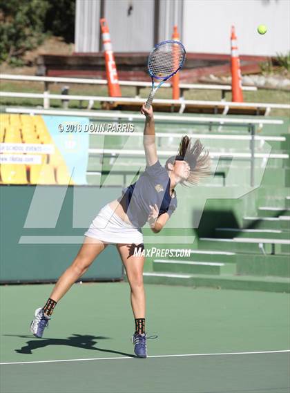Thumbnail 3 in Campbell Hall vs. Palisades (CIF SoCal Regional Team Tennis Championships) photogallery.