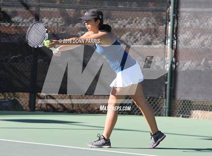 Thumbnail 3 in Campbell Hall vs. Palisades (CIF SoCal Regional Team Tennis Championships) photogallery.